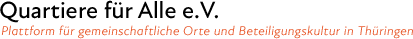 Quartiere für Alle e.V. – Regionalstelle Thüringen im Forum gemeinschaftliches Wohnen e.V.